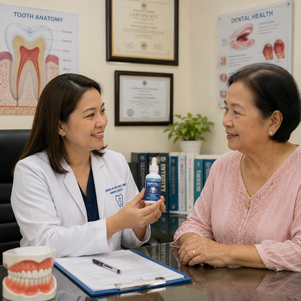 Organic Miracles DENTAL+ Advanced Oral Care Serum