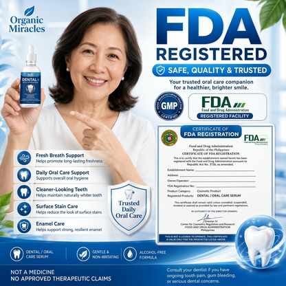 Organic Miracles DENTAL+ Advanced Oral Care Serum