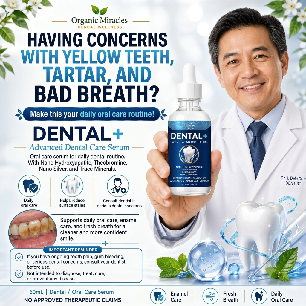 Organic Miracles DENTAL+ Advanced Oral Care Serum