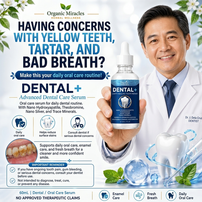 Organic Miracles DENTAL+ Advanced Oral Care Serum