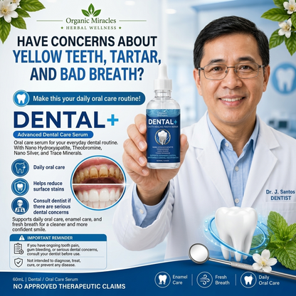 Organic Miracles DENTAL+ Advanced Oral Care Serum