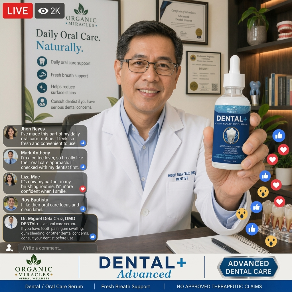 Organic Miracles DENTAL+ Advanced Oral Care Serum