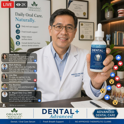 Organic Miracles DENTAL+ Advanced Oral Care Serum